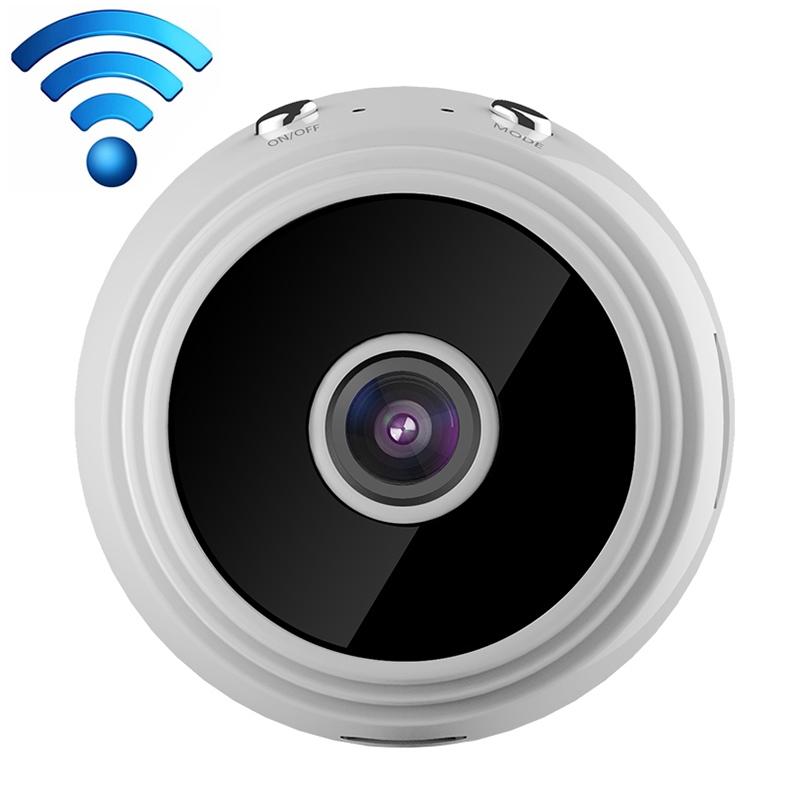 Wireless 1080P Camera With Night Vision & Motion Detection Tf Card & Bluetooth - White