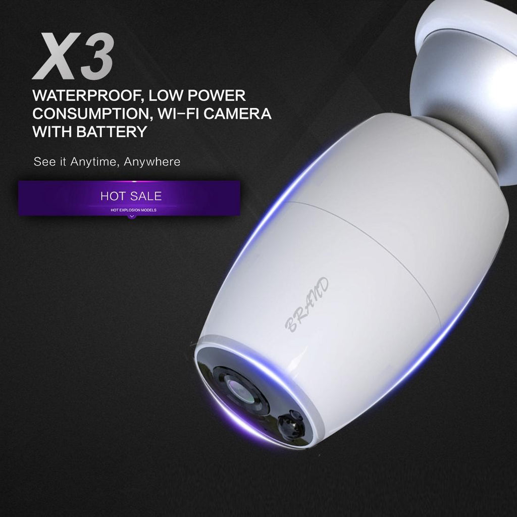 Waterproof Wifi Door Camera With Night Vision - 1080P