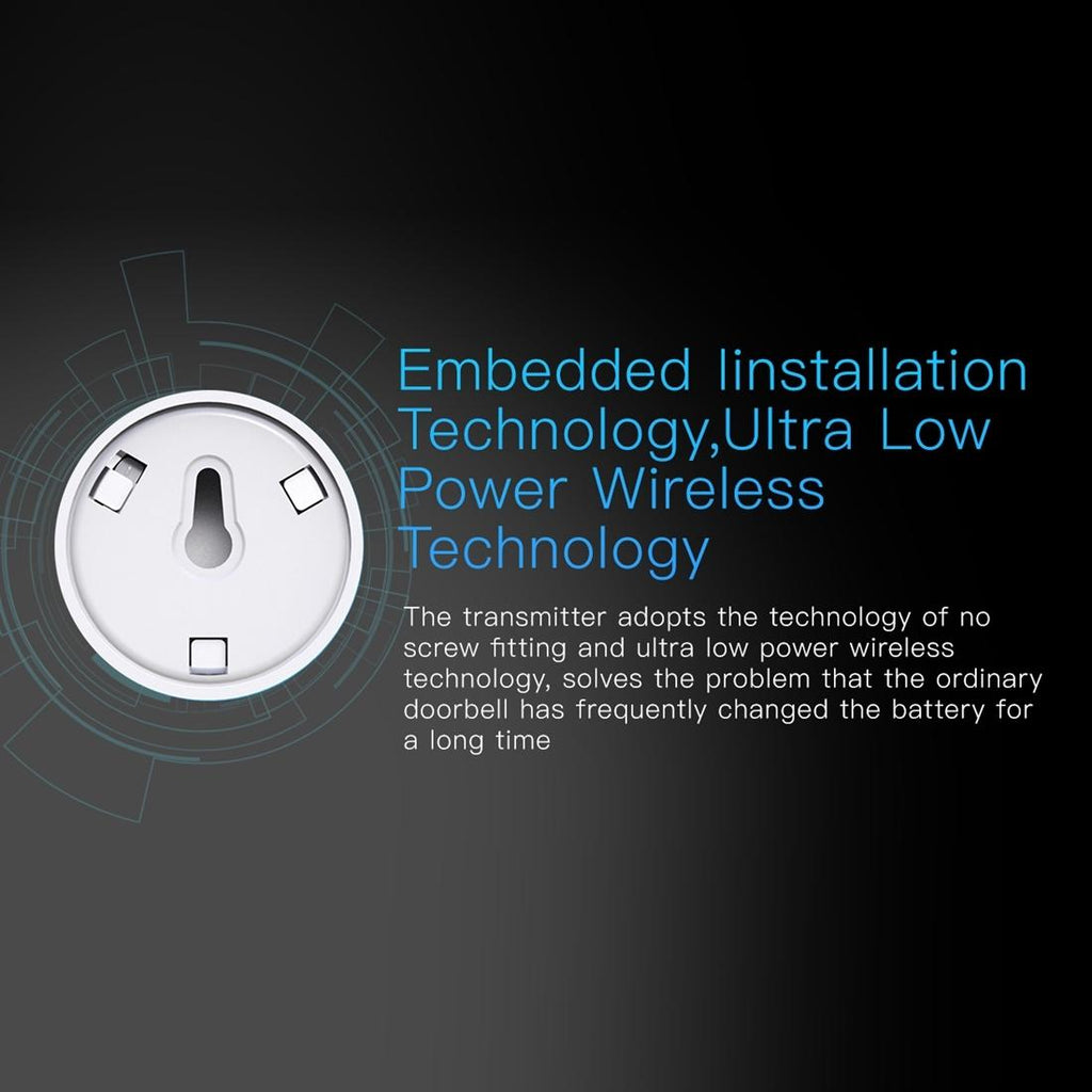 Waterproof Wifi Door Camera With Night Vision - 1080P