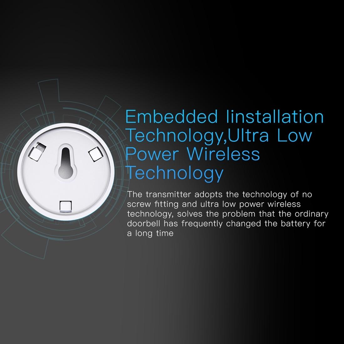 Waterproof Wifi Door Camera With Night Vision - 1080P