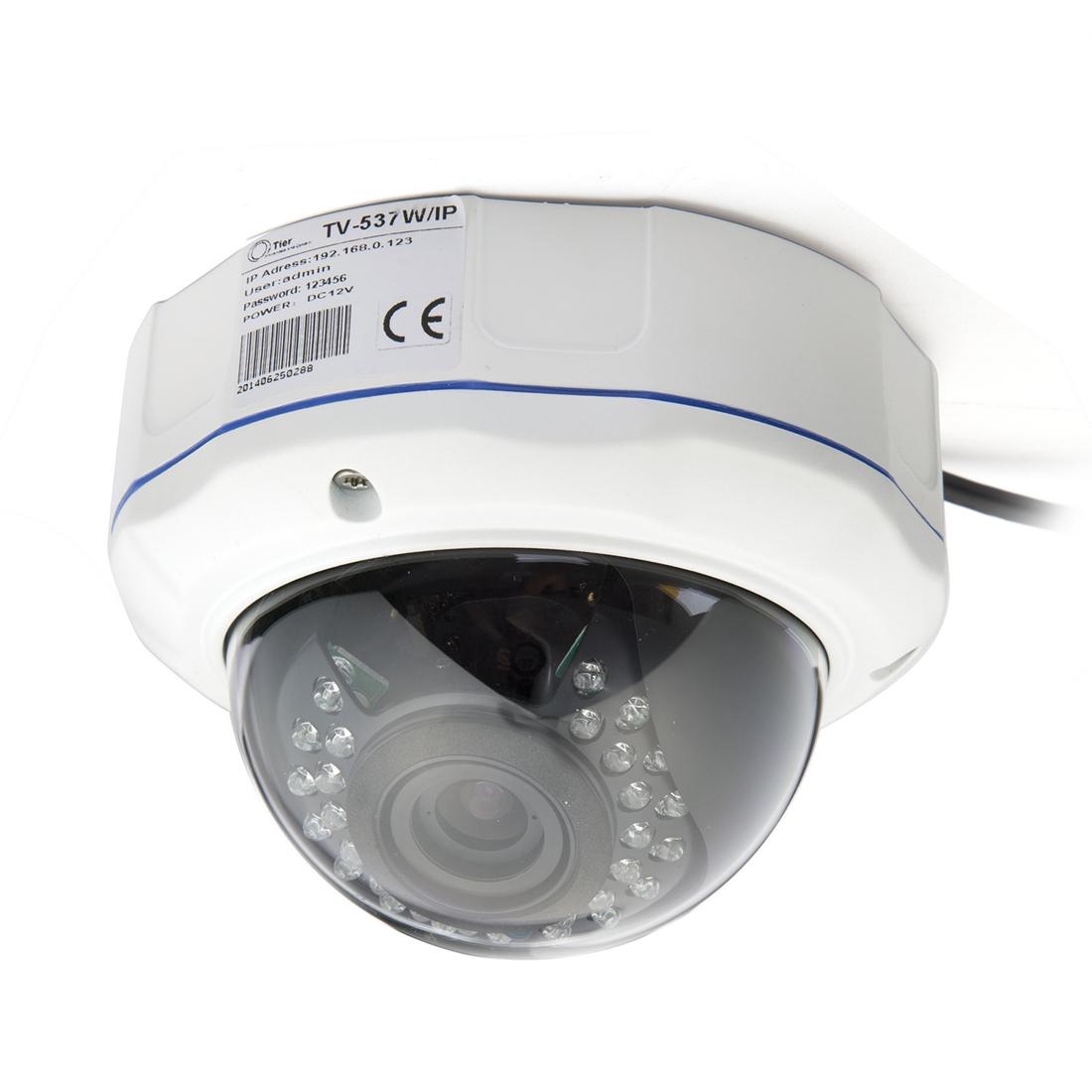 5Mp Ip Dome Camera With Auto Focus And 4X Zoom - White