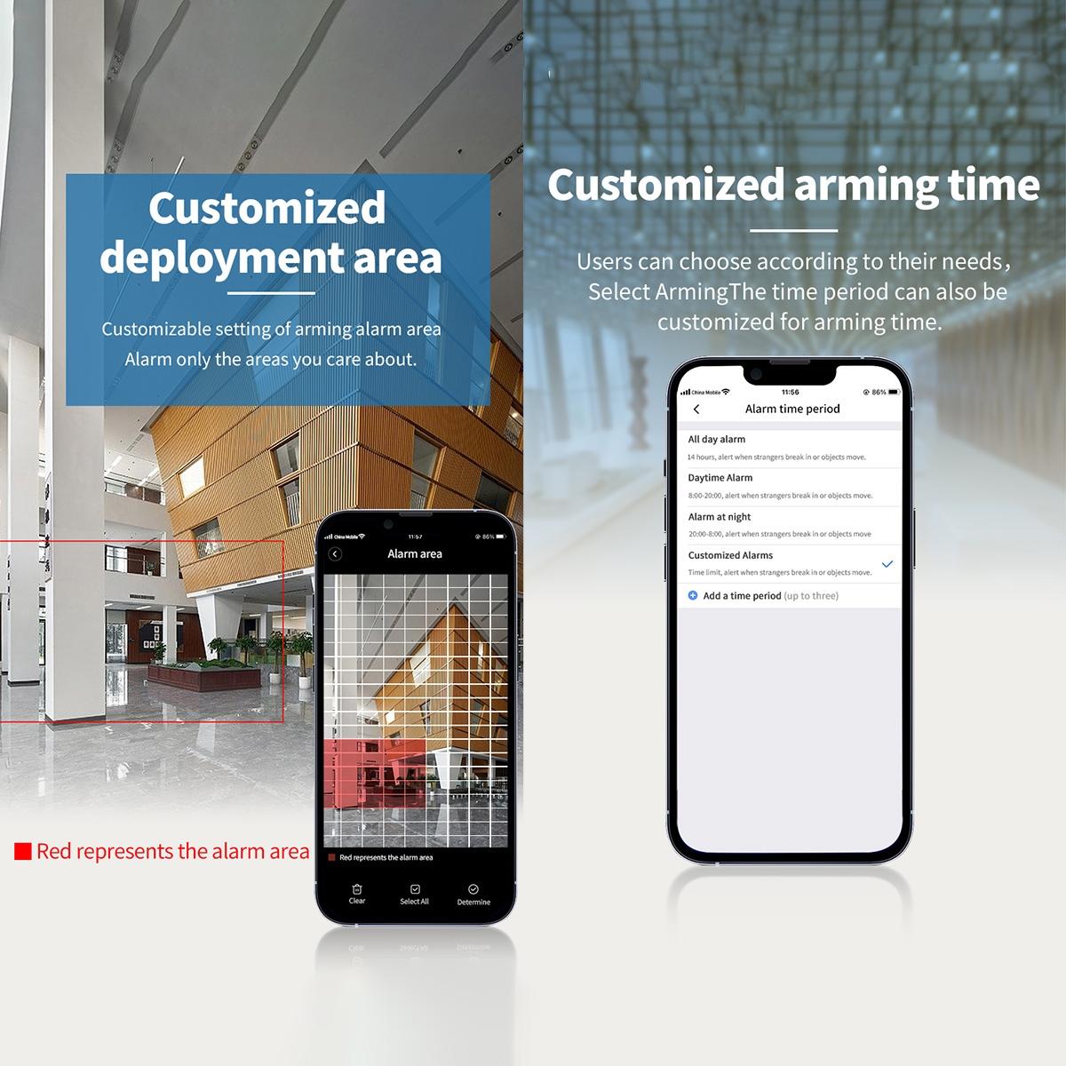 Smart Home Camera With Night Vision & Two-Way Voice & Motion Detection - Cute Pets White