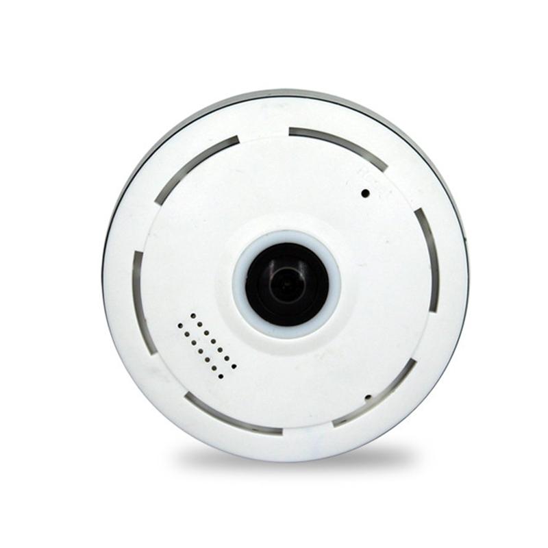 360 Degree Hd Panoramic Camera With Mobile Control And Tf Card Slot - White