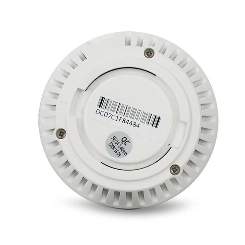 360 Degree Hd Panoramic Camera With Mobile Control And Tf Card Slot - White