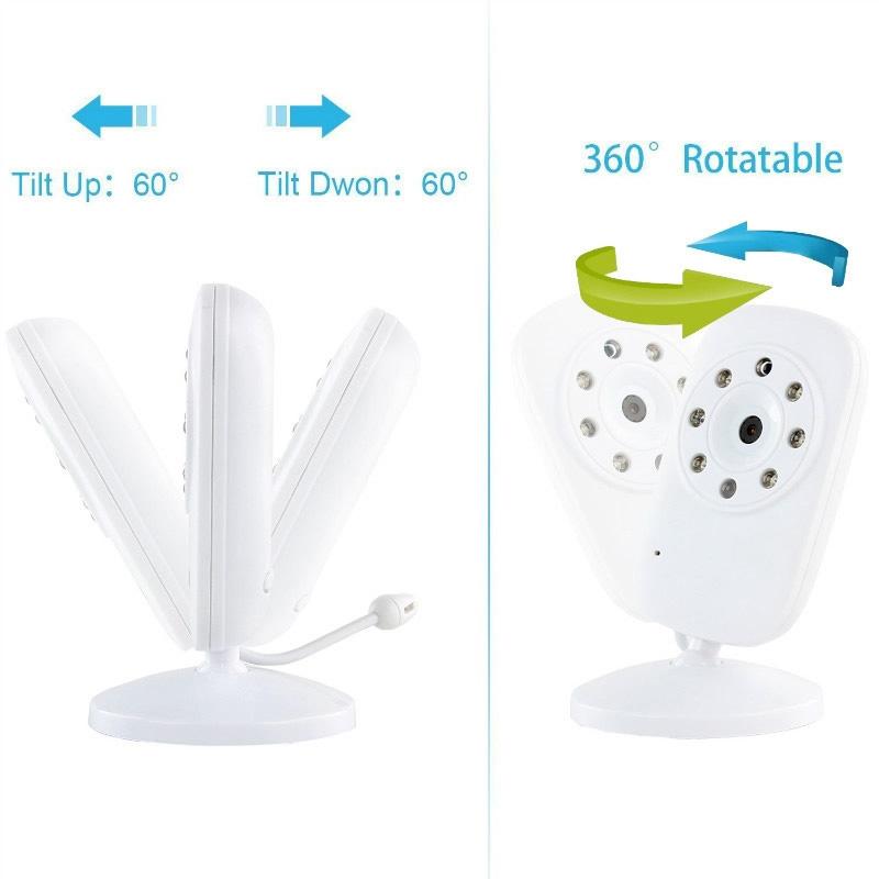 2.4 Wireless Baby Monitor With Night Vision & Two-Way Talk