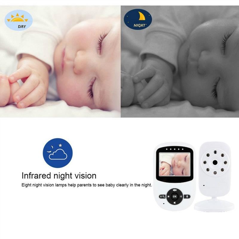 2.4 Wireless Baby Monitor With Night Vision & Two-Way Talk