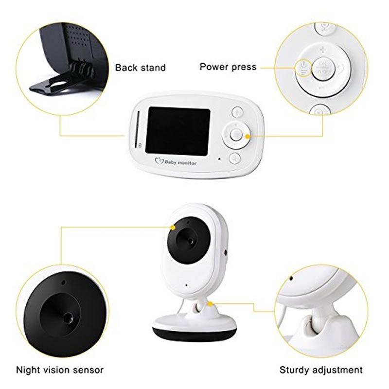 2.4 Wireless Baby Monitor With Night Vision & Two-Way Talk