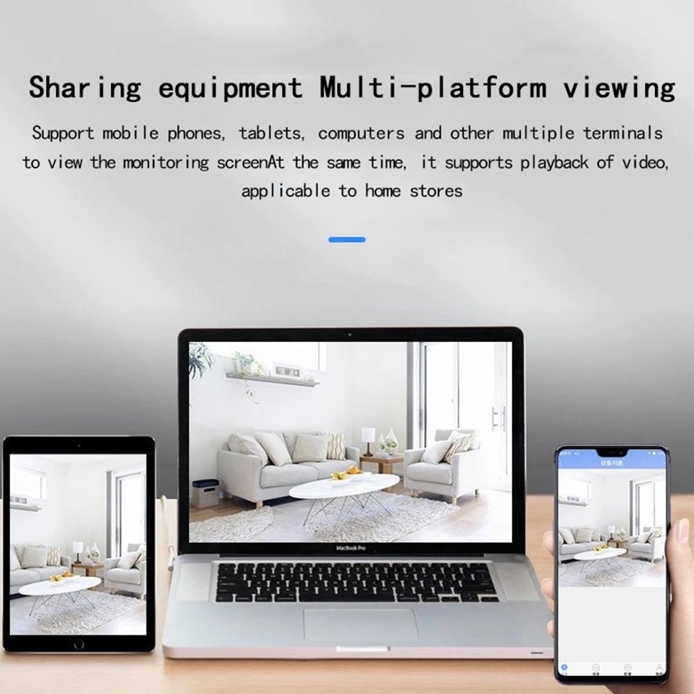 Wireless Mini Surveillance Camera With Night Vision & Motion Detection - 720P