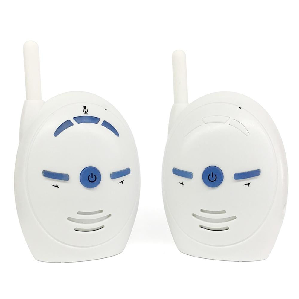 Wireless 2.4Ghz Baby Monitor With Two-Way Voice Talk - White