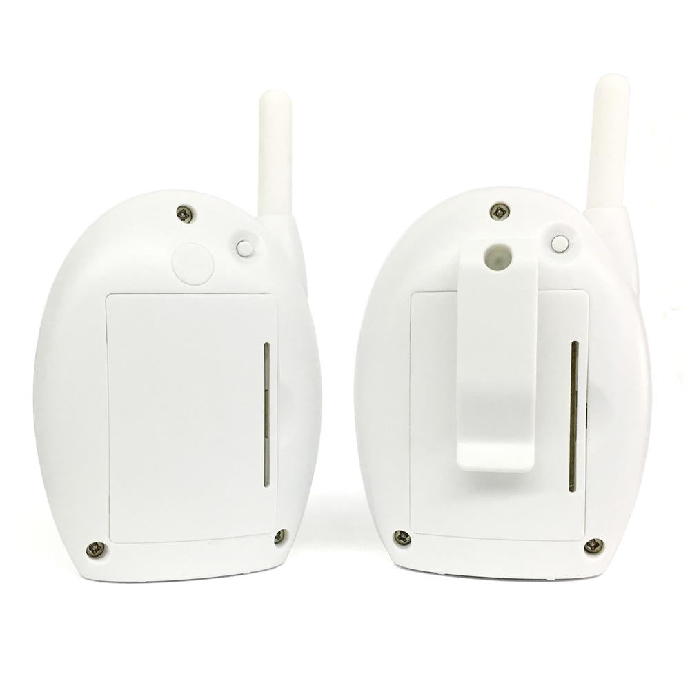 Wireless 2.4Ghz Baby Monitor With Two-Way Voice Talk - White