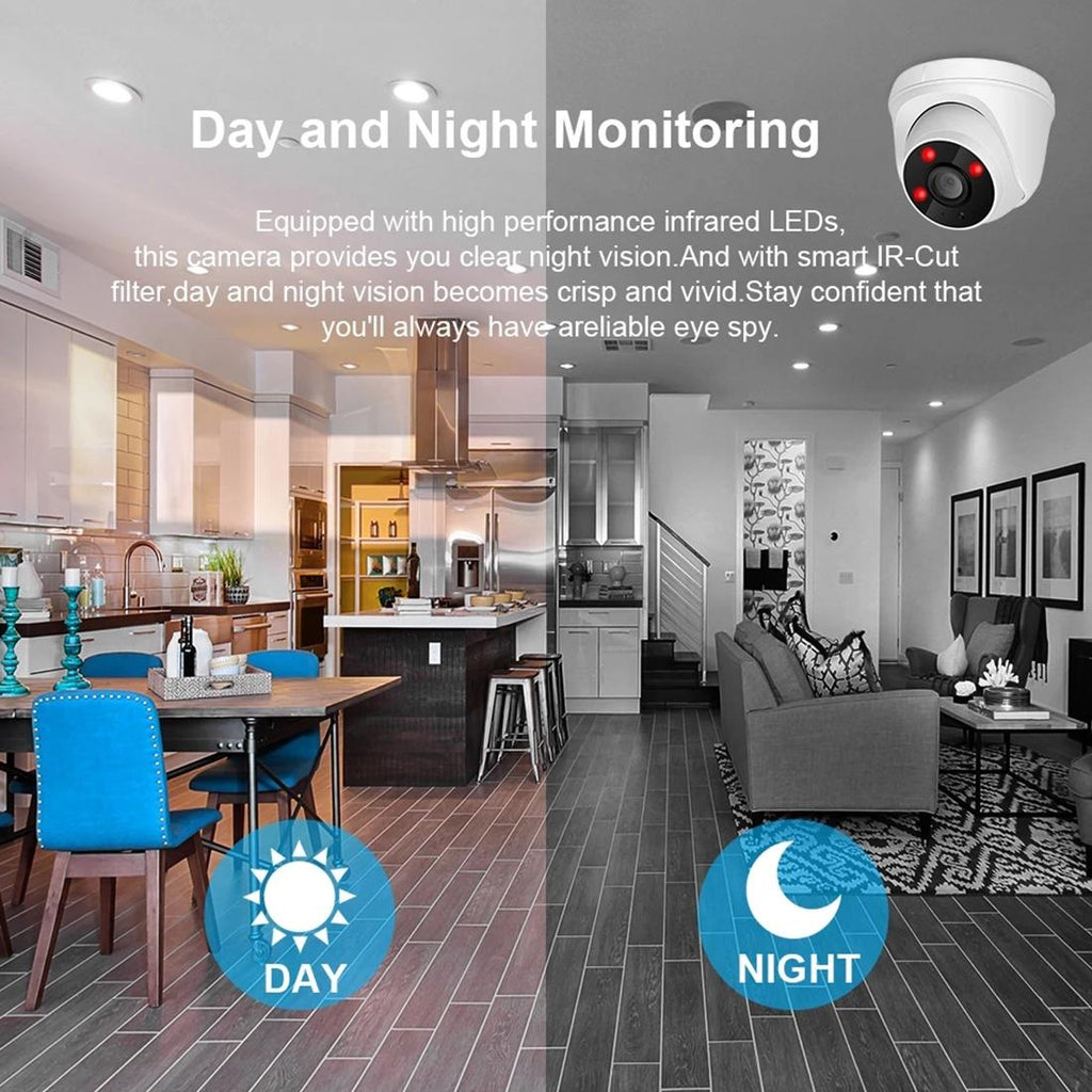 Full Hd 1080P Dome Camera With 20M Night Vision - 2Mp Lens