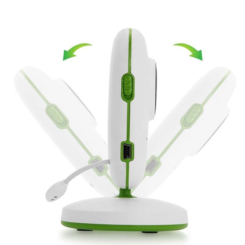 2.4 Wireless Baby Monitor With Lcd Night Vision & Two-Way Talk - White