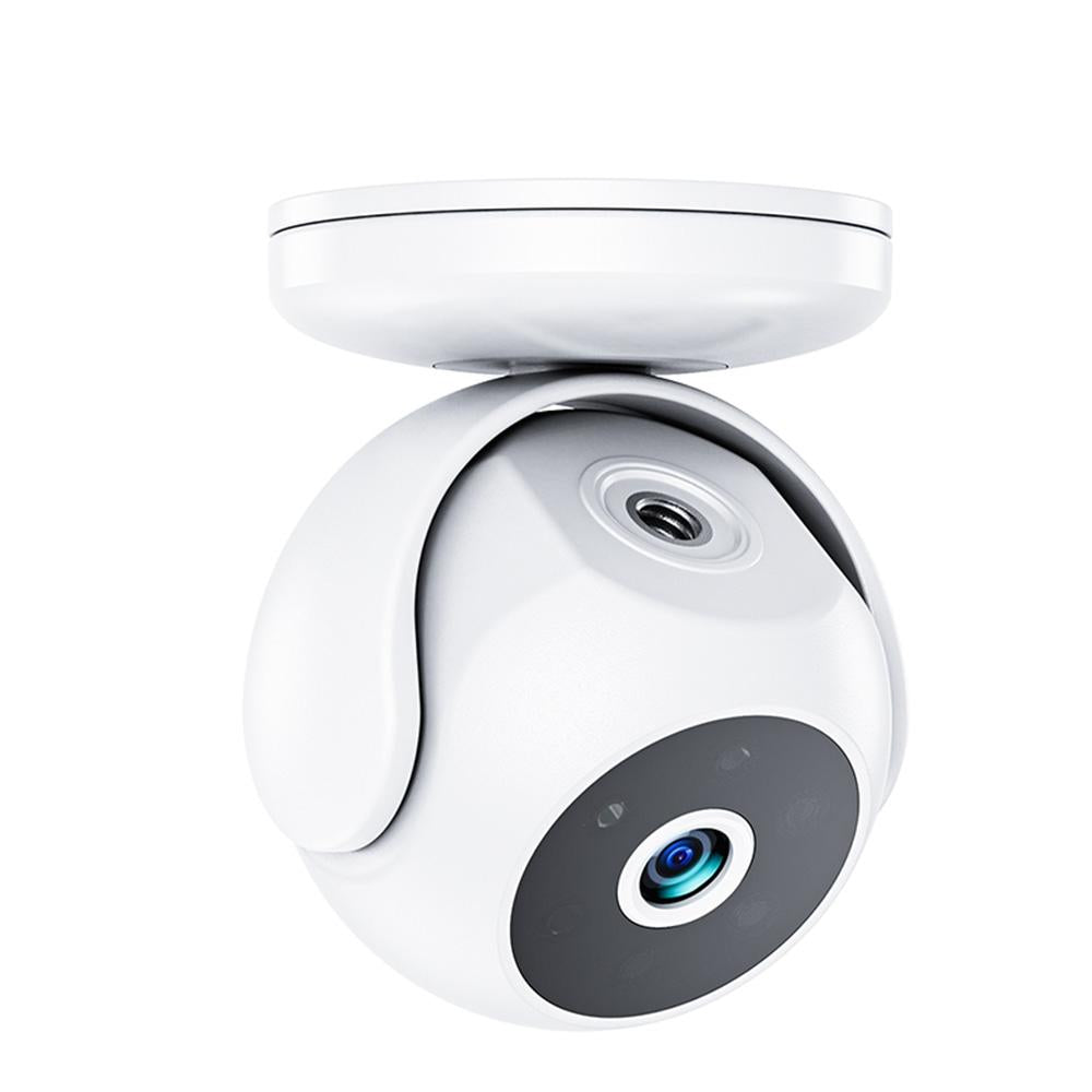 Portable Mini 4K Hd Camera With Night Vision For Home Security - White