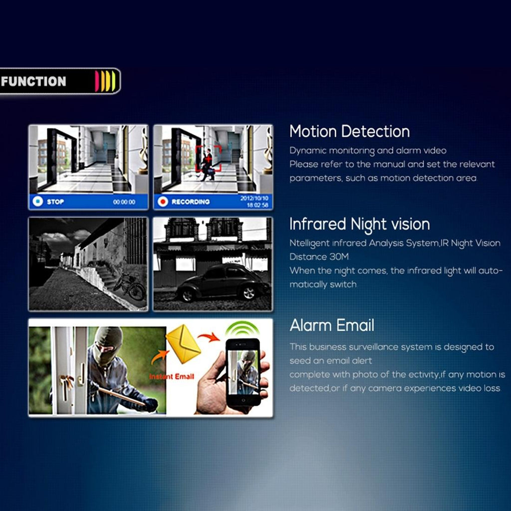 Full Hd 1080P Outdoor Bullet Camera With 20M Night Vision - Ip66 Waterproof