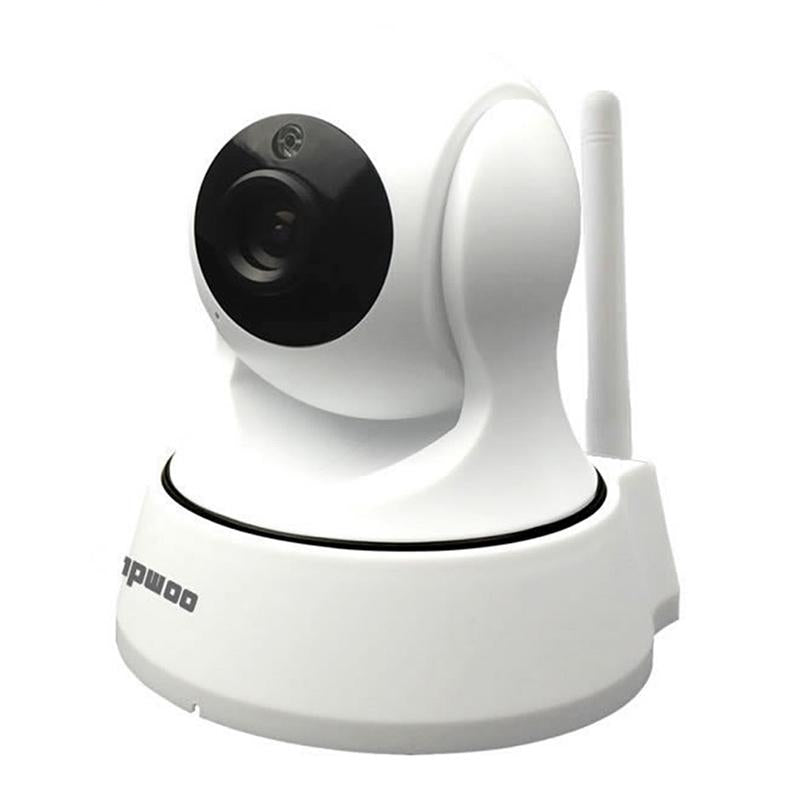 720P Smart Wifi Monitor Camera With 100W Wide Angle Lens Night Vision & Tf Card Expansion