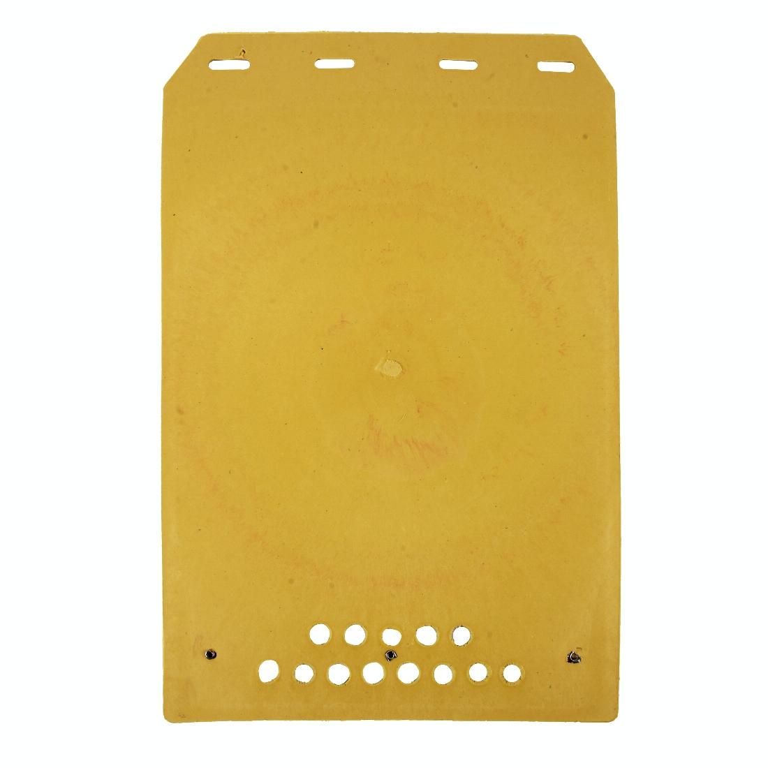 Premium Heavy Duty Molded Splash Front And Rear Mud Flaps Fender Guard Medium Size Random Pattern Delivery - Yellow