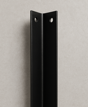 Heavy Duty Powder Coated Steel L Shape Corner Bracket 298mm x 38mm