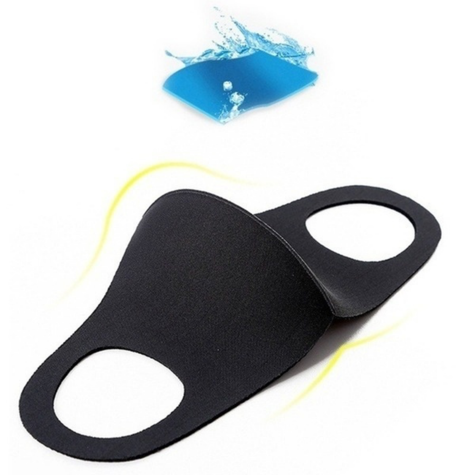 SUMMER Reusable Breathable Face Mask Mouth Mask Anti Dust Haze Protective in Black