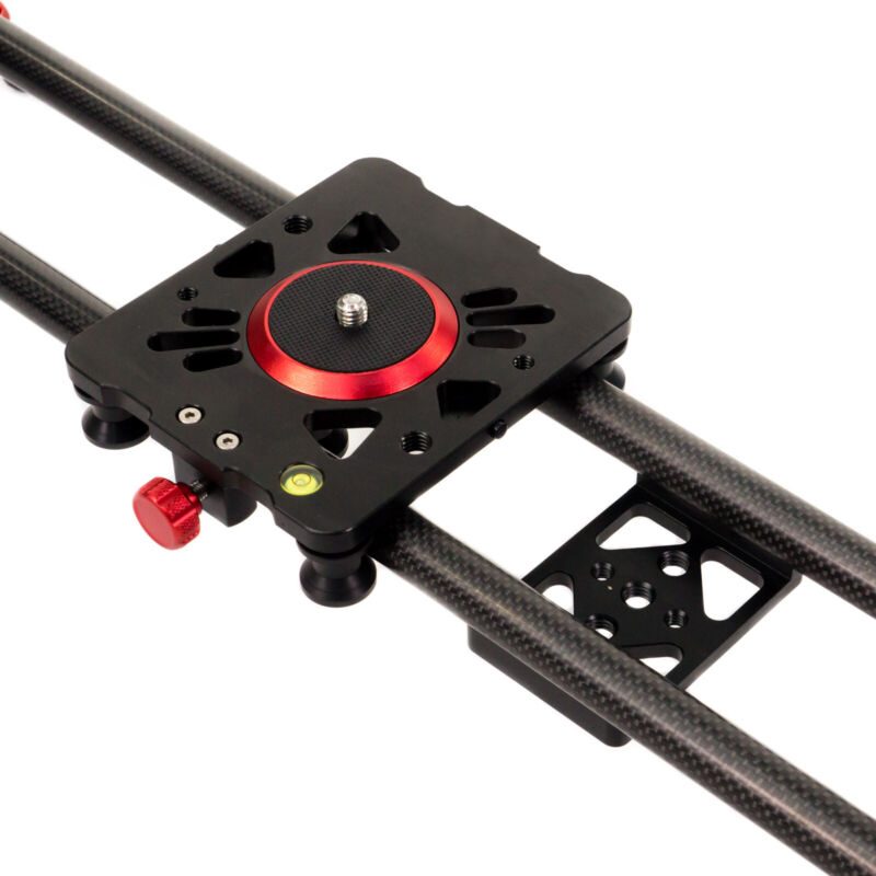HRIDZ 80cm Professional Carbon Fiber Camera Slider Dolly Track for DSLR Video
