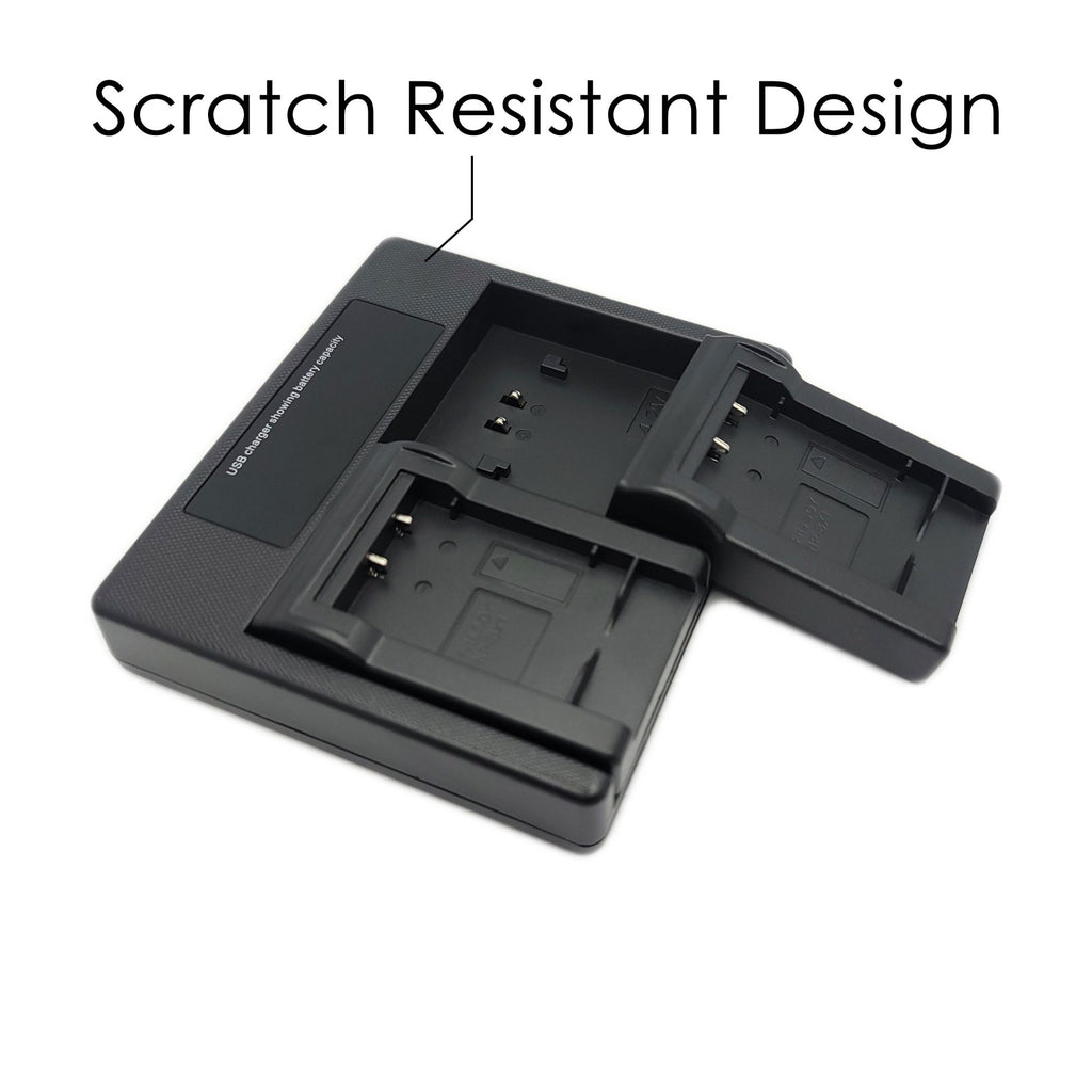 Hridz LCD Dual Charger for Sony RX100 Batteries and Hridz NP-BX1 Battery