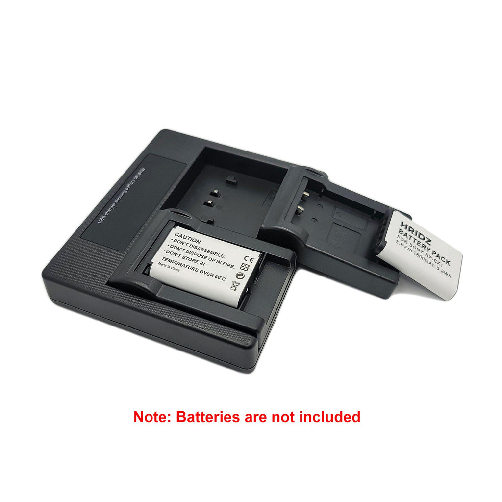 Hridz LCD Dual Charger for Sony RX100 Batteries and Hridz NP-BX1 Battery