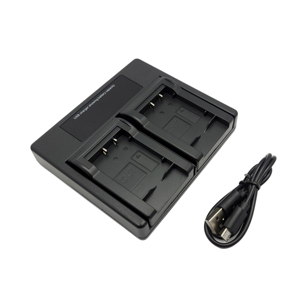 Hridz LCD Dual Charger for Sony RX100 Batteries and Hridz NP-BX1 Battery
