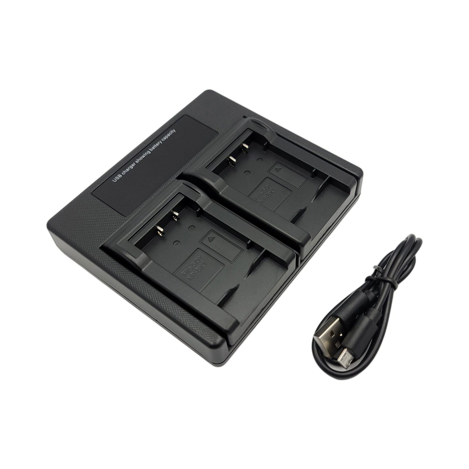 Hridz LCD Dual Charger for Sony RX100 Batteries and Hridz NP-BX1 Battery