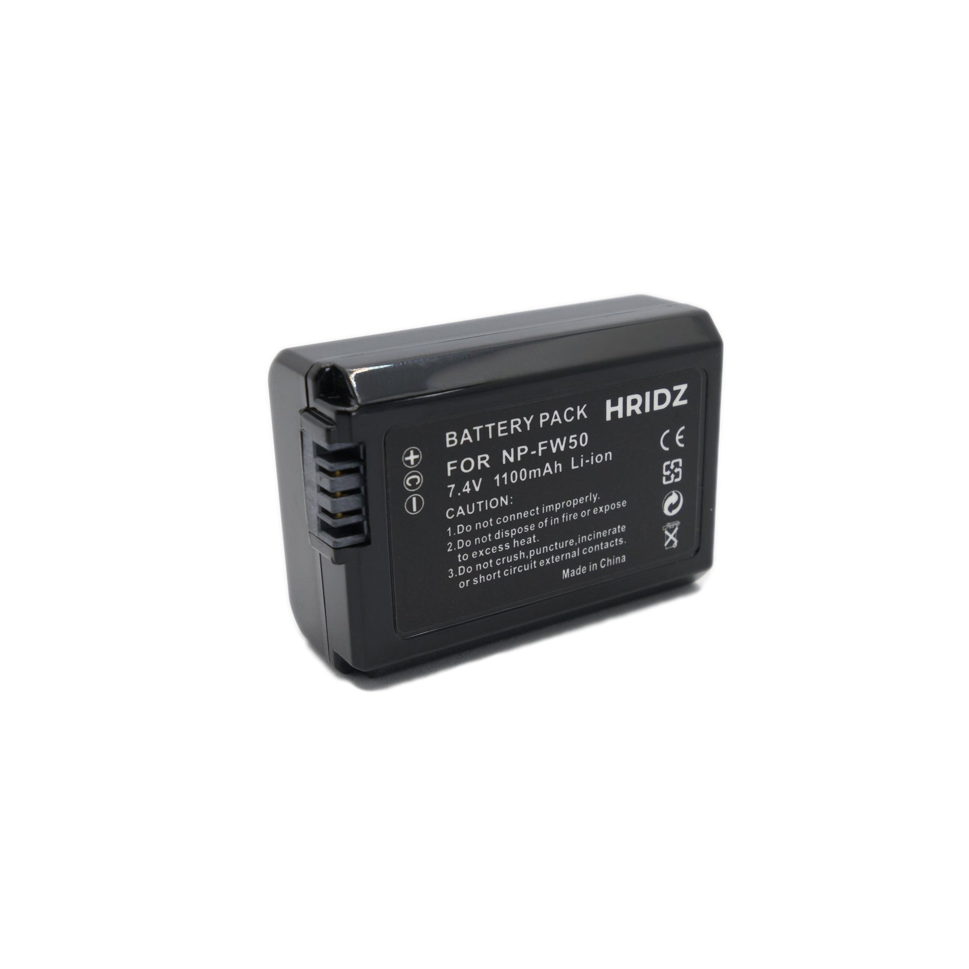 Hridz NP-FW50 Battery & Charger Pack for Sony NP-FW50 and SLT-A33,A35,A37,A55V, DSC-RX10