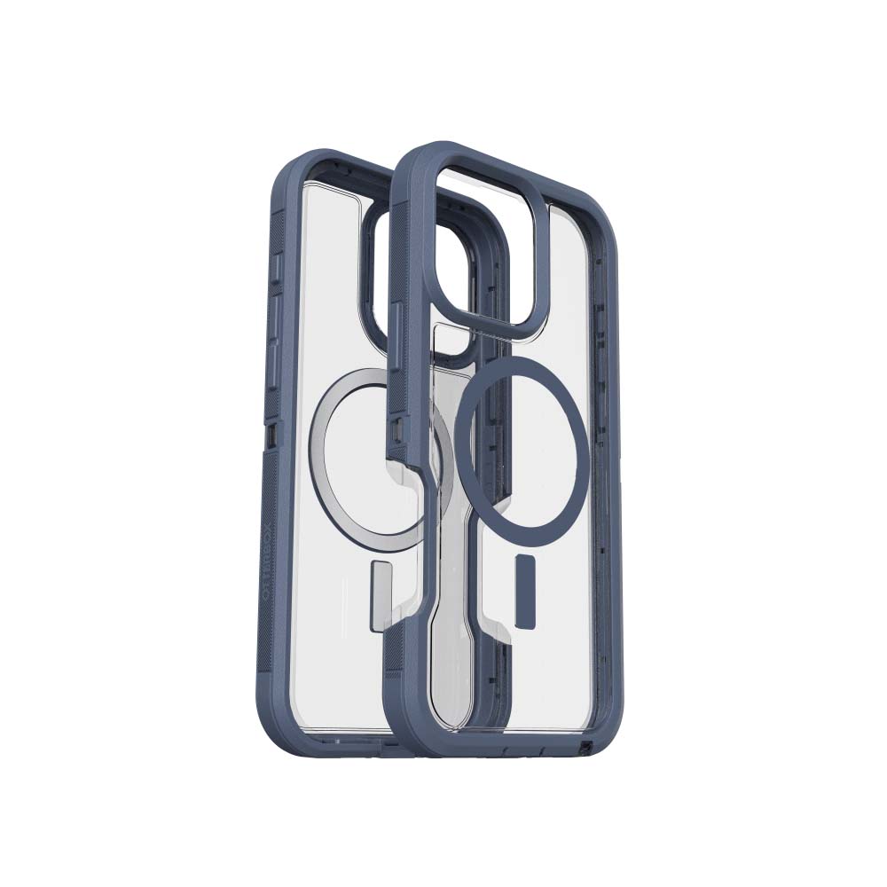 OtterBox Defender XT Clear Back Case for iPhone 16 Pro Max -Clear/Blue