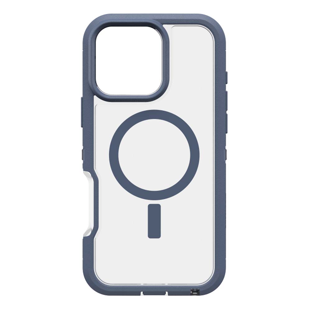 OtterBox Defender XT Clear Back Case for iPhone 16 Pro Max -Clear/Blue