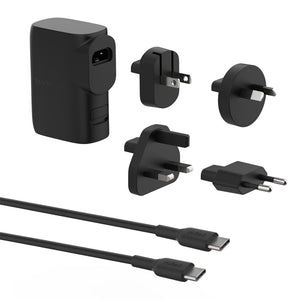Belkin BoostCharge Hybrid  Wall Charger 25W + Power Bank 5K with Travel Adapter Kit