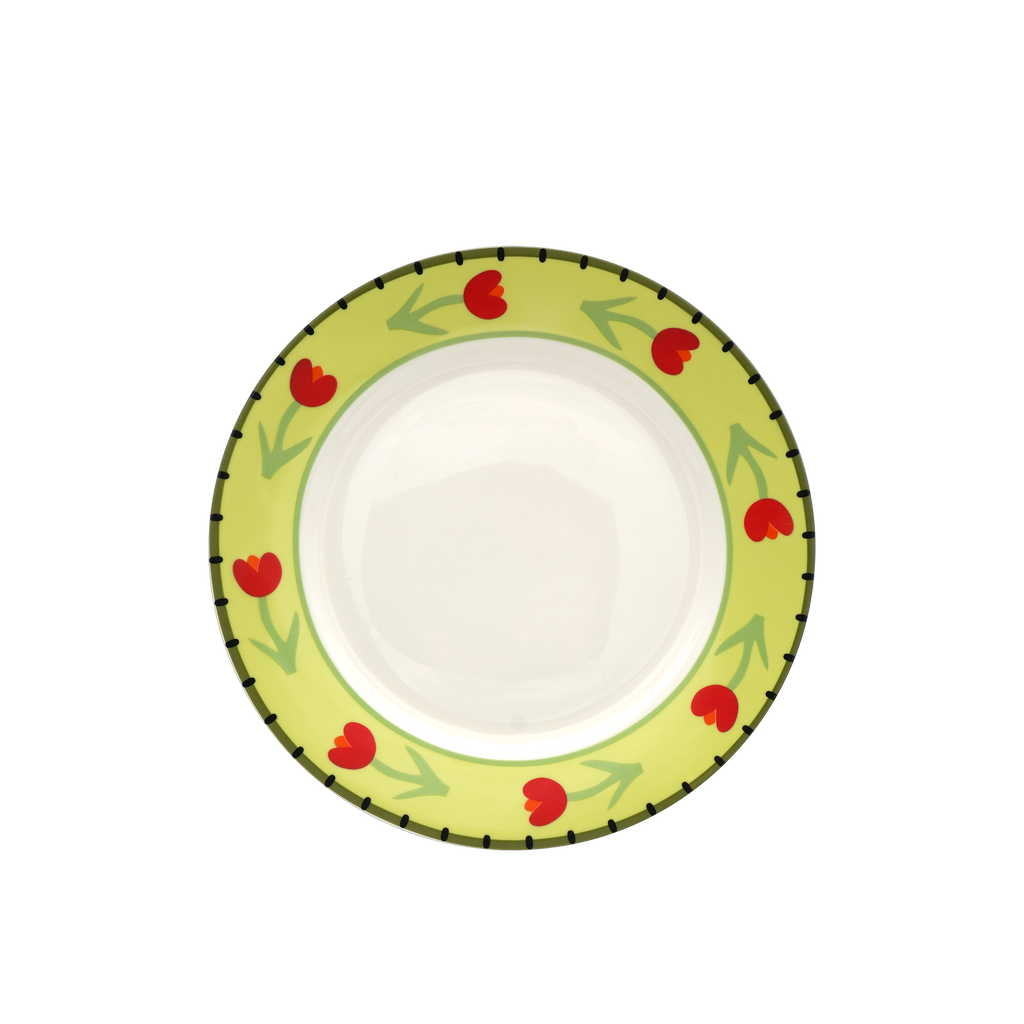 Bouquet Tupic Flat Plate Red