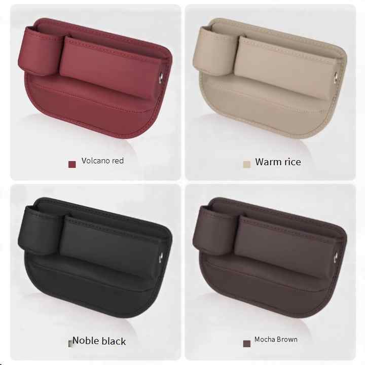 2 PCS Red-right Car Seat Gap Storage Box - Practical Car Organizer, Gap Filler for Easy Access and Extra Storage
