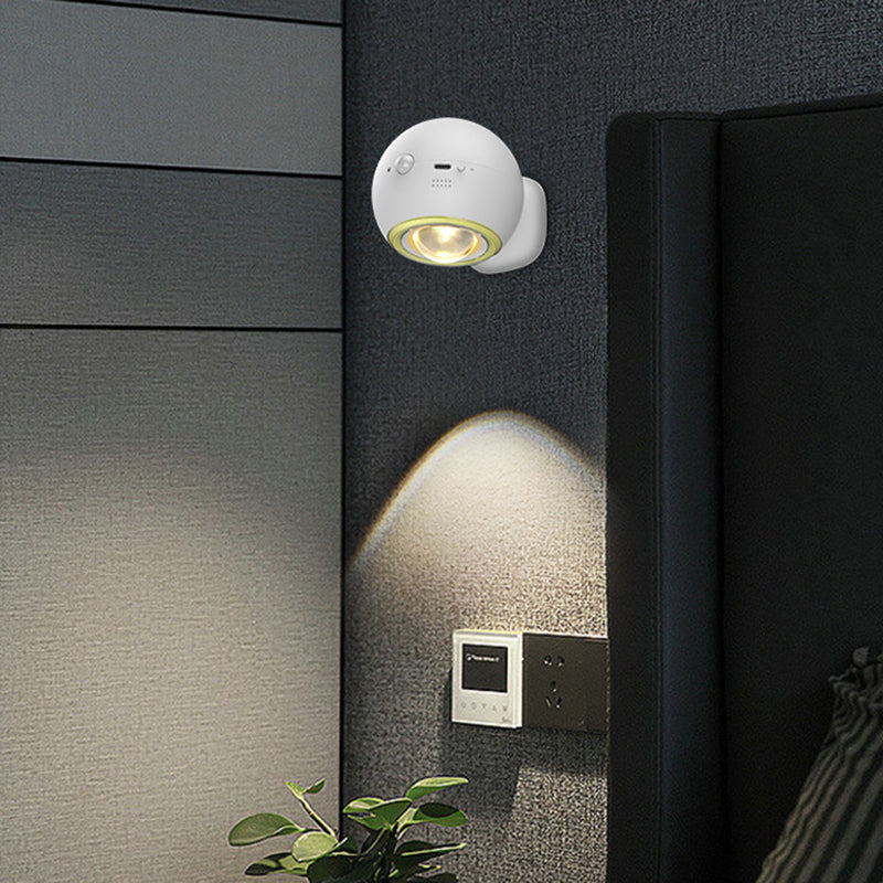 2 Pcs White Rechargeable Magnetic USB Table Lamp & Wall Light - 3000K/4000K/6000K Adjustable Brightness with Anti-Glare Design