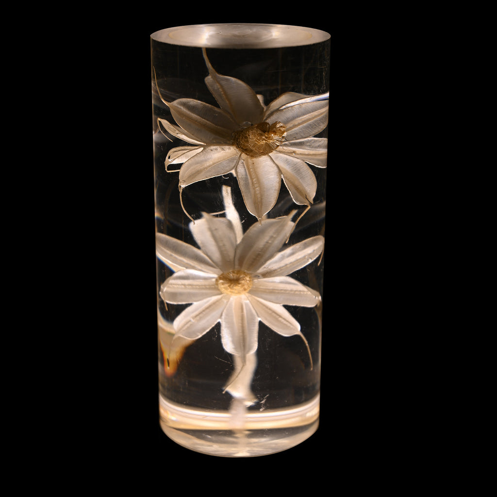 Daisy Eternal Flower Acrylic Table Lamp - Color-Changing LED, USB Rechargeable, Touch Control