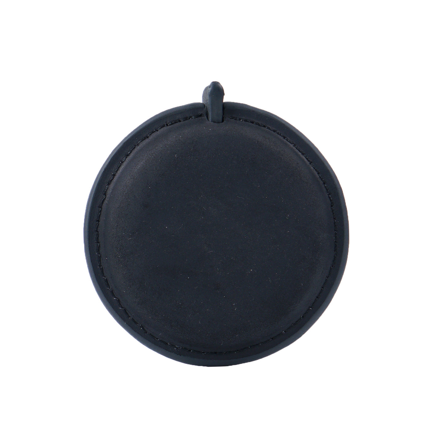 Black Mini Leather Tape Measure - 1.5m/60in - Round Plain
