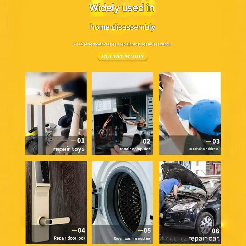 7-Piece Insulated Screwdriver Set - Home Repair & Electrical Work