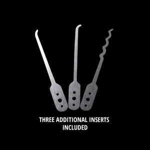 Grav Pick Lock Picking Tool Set - 2-Piece Lightweight Gravity Pick for Locksmith Training