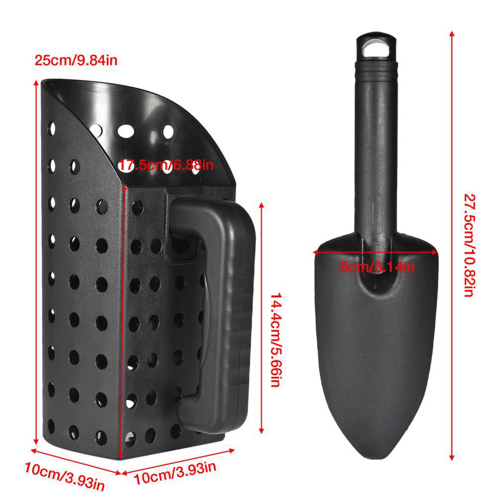 Durable Beach Sand Scoop for Metal Detecting - Lightweight Sifting Tool for Adults and Kids