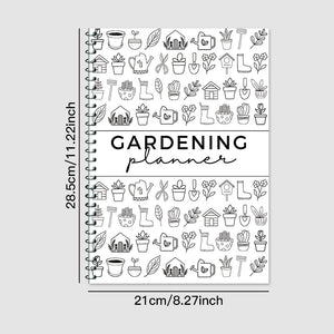 2-Pack Gardening Journal Set - 28.5x21cm (11.22x8.27in) Plant Care Tracker with Watering Schedule - Indoor/Outdoor Polarimeter Logbooks