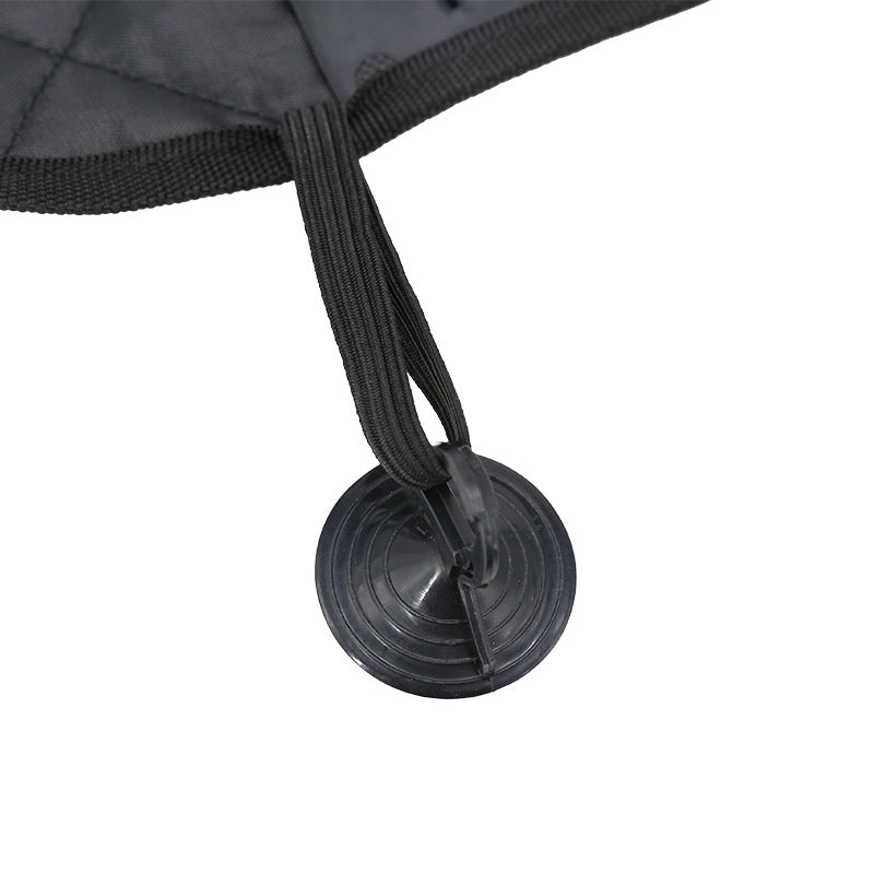 Pet Car Door Protector with Storage Pocket  - 77x64cm Grey