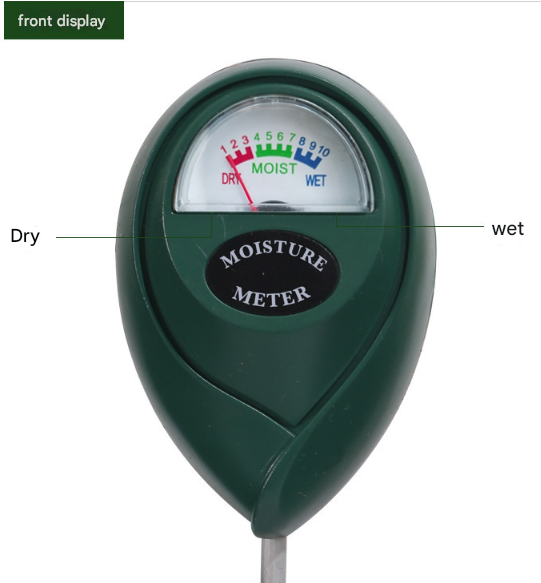 2 Pcs (1 Green + 1 Black) Soil Moisture Meter - Accurate Plant Water Monitor for Garden & Potted Plants, No Batteries Needed