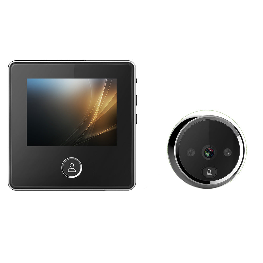 HD 2.8-Inch Wireless Smart Video Doorbell with Built-In Memory