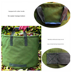 Black Durable Green Garden Leaf Collection Bag