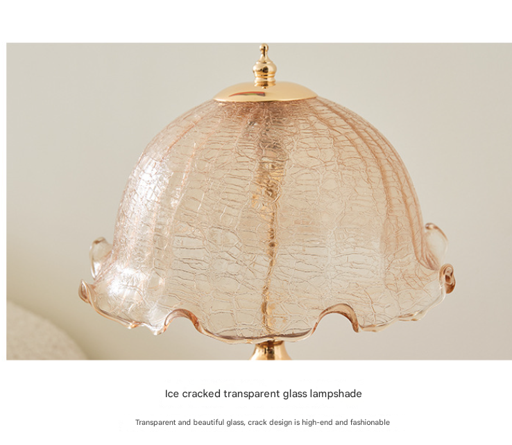 Three-colour Changing Light French-Inspired Bedside Lamp - Modern Minimalist Warm Light