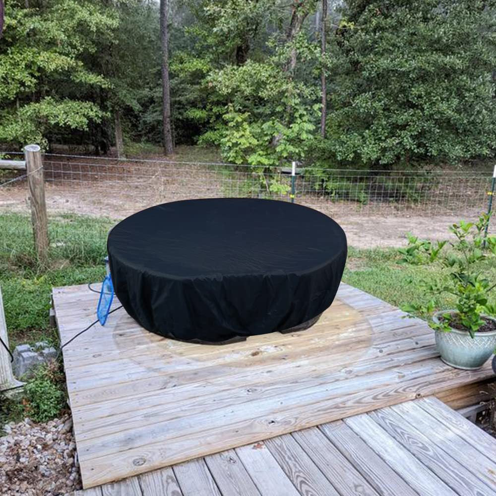300 Gallons(63.2'Lx69'Wx25'H) Outdoor Gallon Cover Sun Shade for Patio, Pool, and Water Tanks