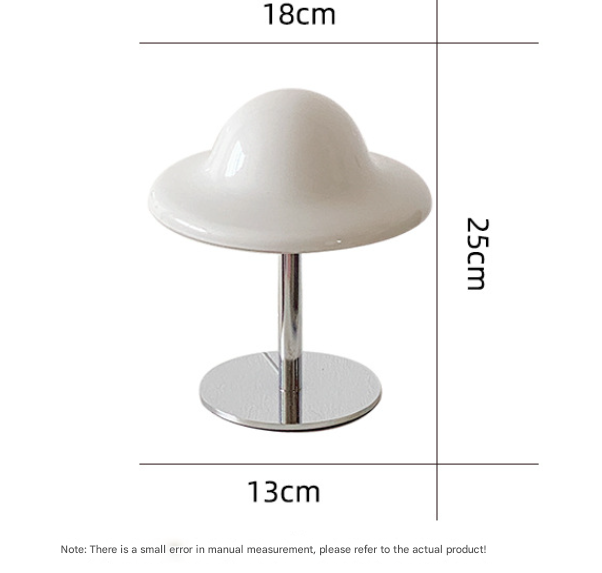 25cm Heart Egg Tart Table Lamp with Adjustable Color and Brightness