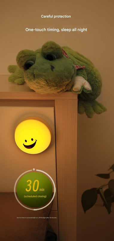 Fun Emoji LED Night Light - Tap Control, 7 Changing Options, 3 Brightness Levels & Magnetic Mount(Kissing expression)
