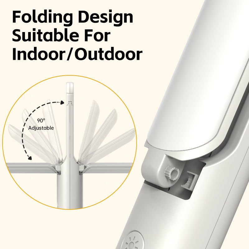 Multi-Function Folding LED Camping Lantern & Flashlight - USB Rechargeable, 3 Light Modes + SOS(Light green)