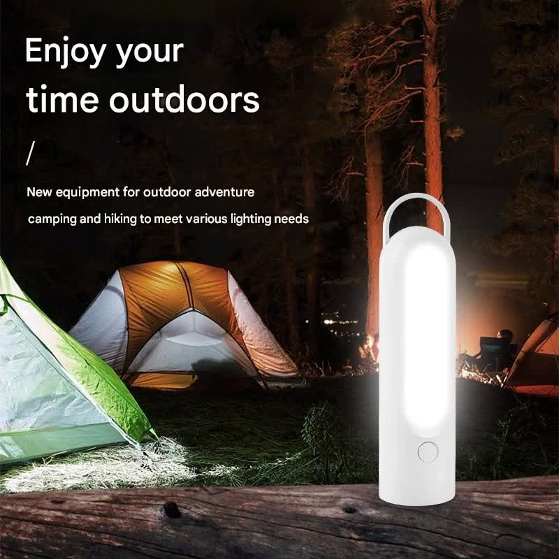 2-in-1 Portable LED Camping Lantern & Flashlight - USB Rechargeable, Dual Light Modes(Bear model pink)